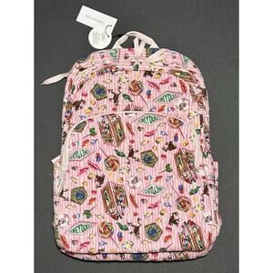 Vera Bradley Harry Potter Honeydukes Large Backpack NWT Pink Multi 17X12X7”